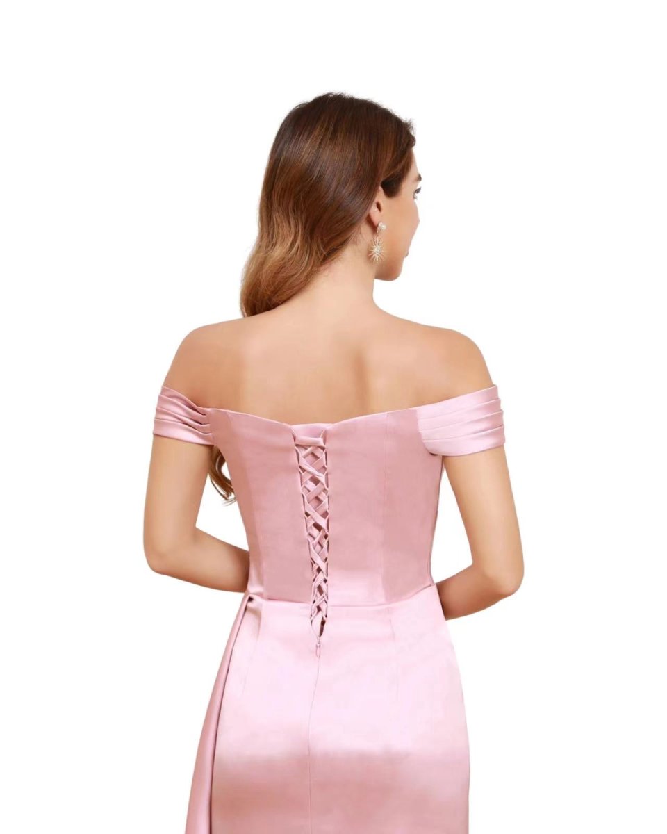 Vestido Sirena Tablas Pecho Curvy - Imagen 8
