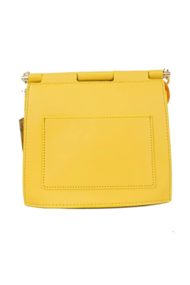 BOLSO MUJER BANDOLERA AMARILLO - Imagen 5