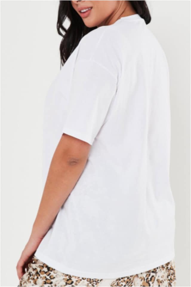 Camiseta mujer lisa manga corta algodón - Imagen 3