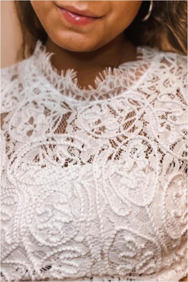Blusa mujer encaje - Imagen 3