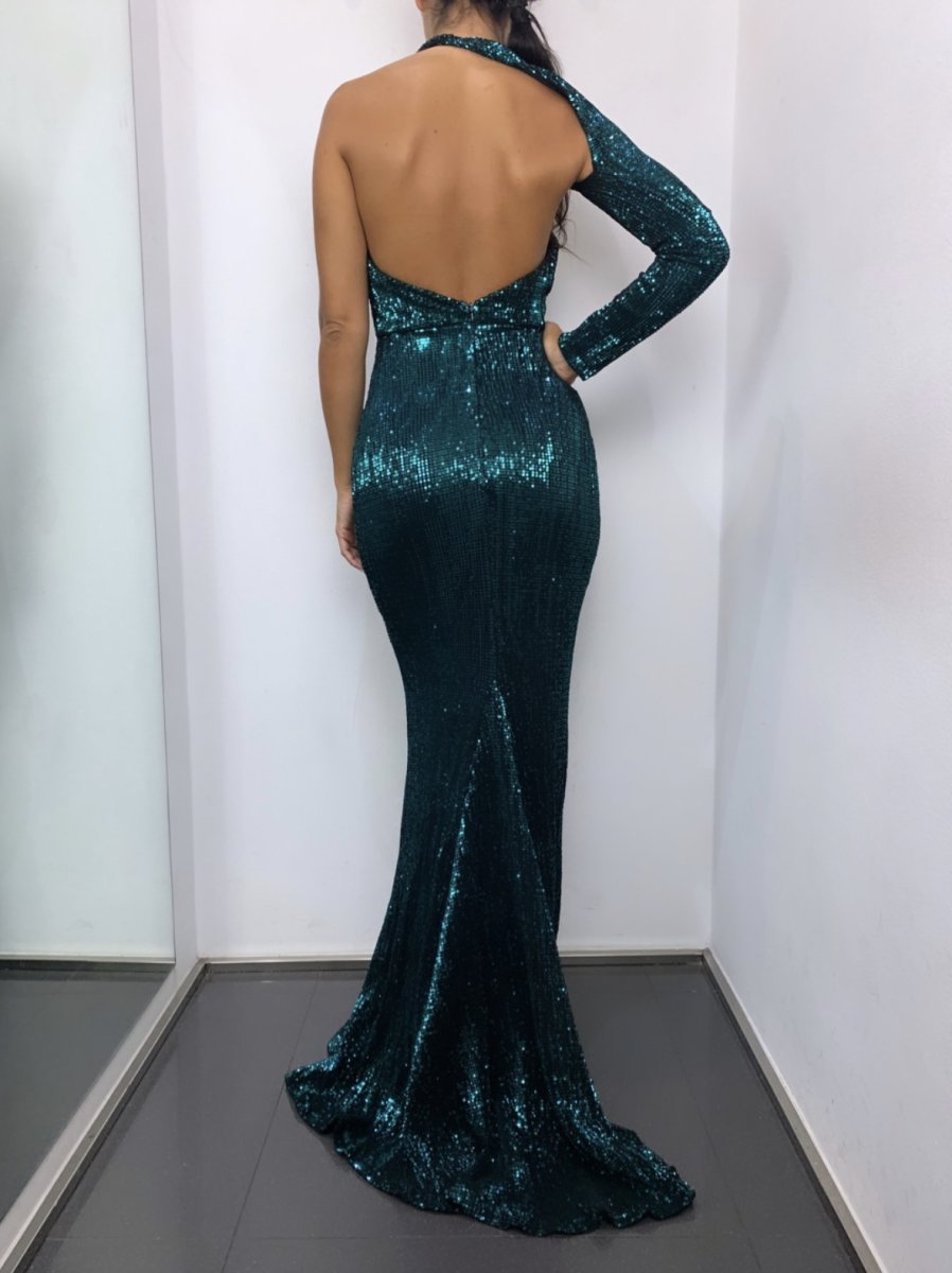 Vestido Lentejuelas Manga - Imagen 3