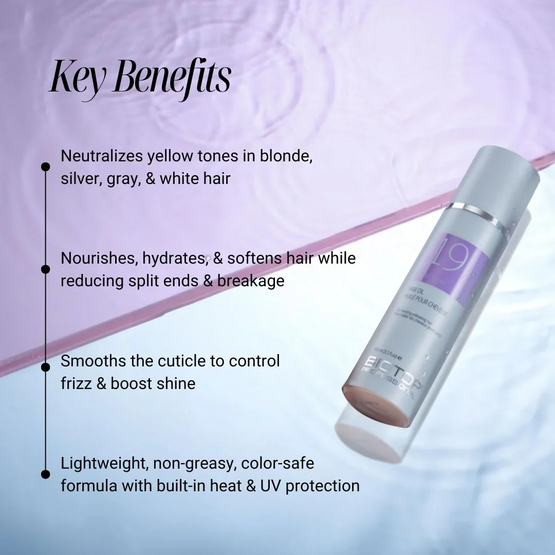 BIOTOP 19 Pro Silver Hair Oil 100 ml - Imagen 4