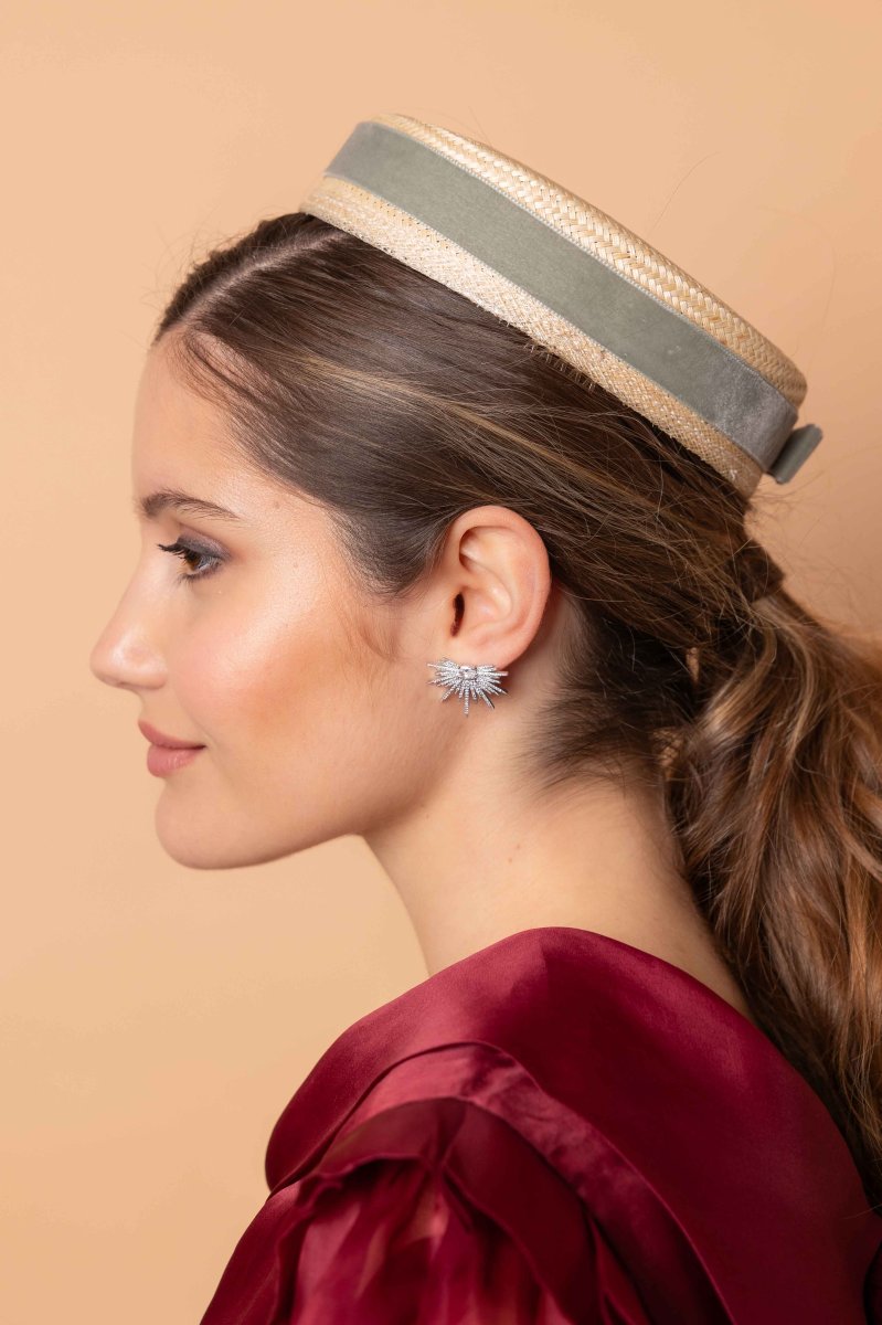 Tocado Cinzia beige - Imagen 4