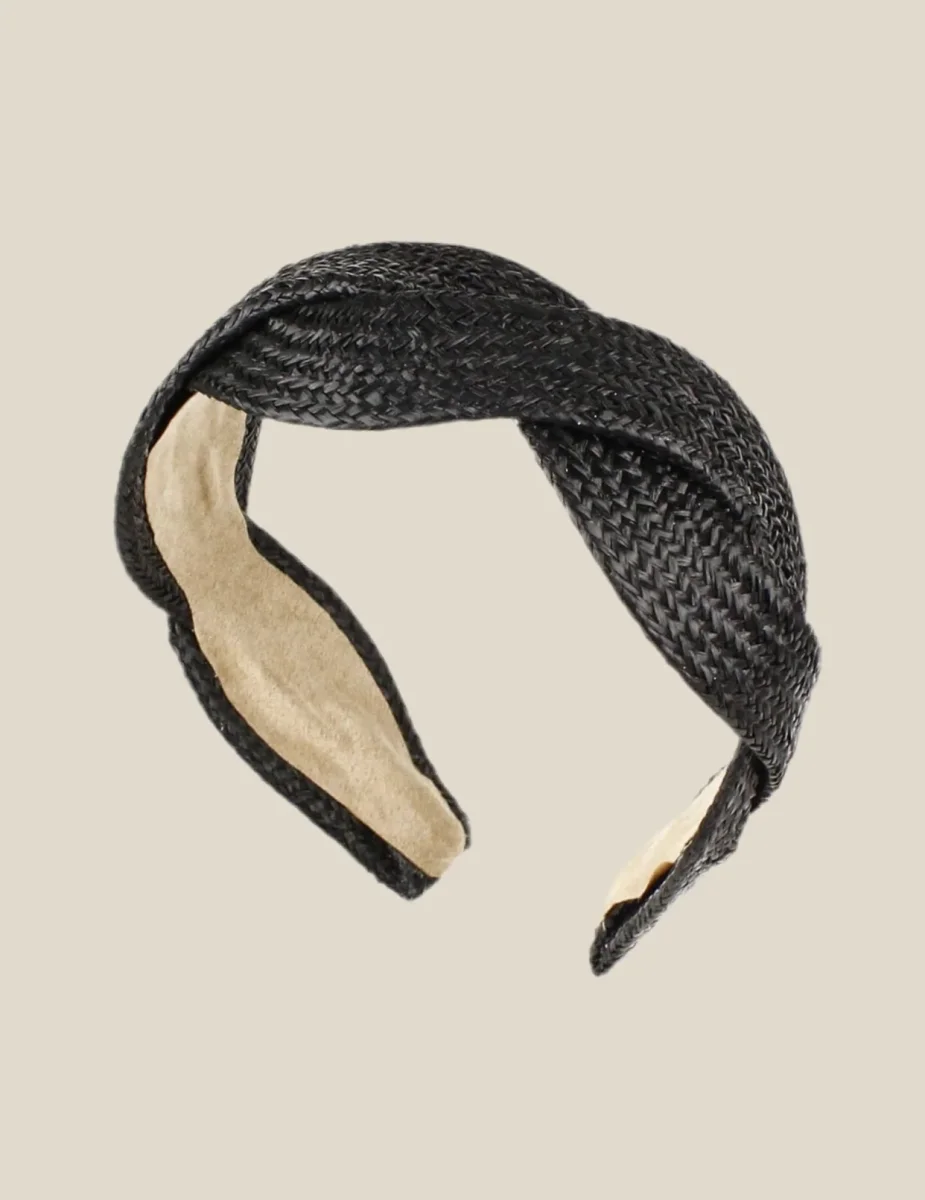 Diadema Jerez plana negra