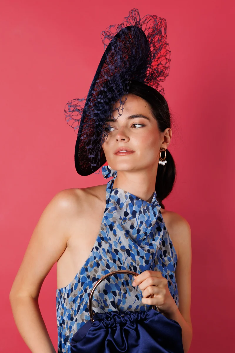Tocado Manuela marino - Imagen 5