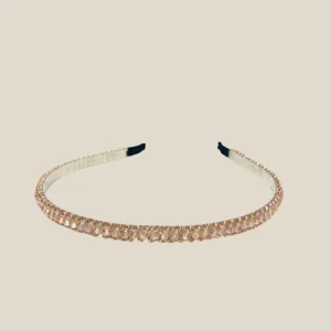 Diadema Night rosa y plata