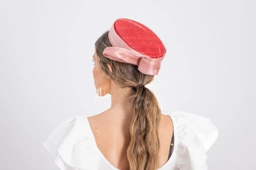 Tocado Paola coral - Imagen 5
