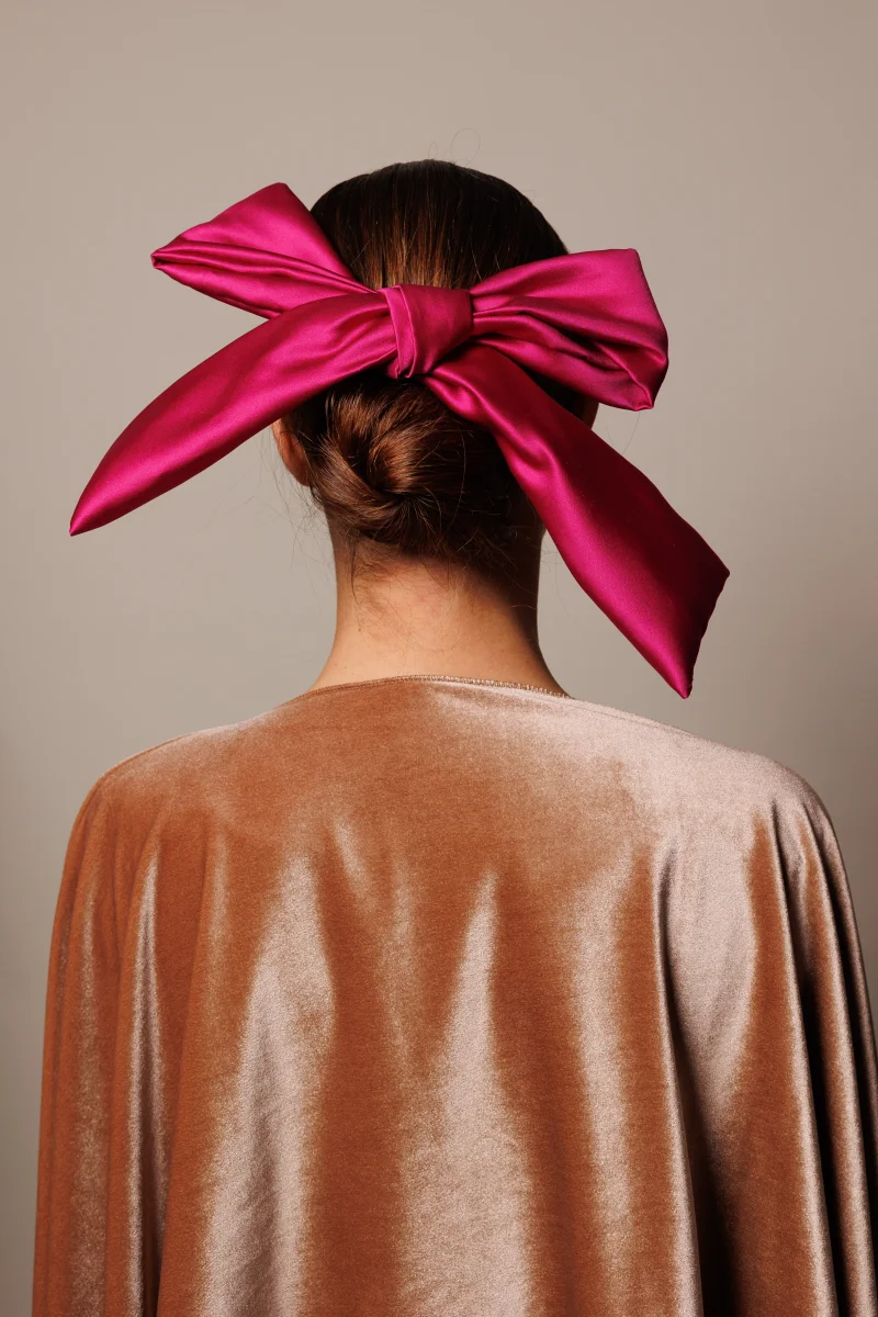 Lazo Ribbon buganvilla raso - Imagen 3