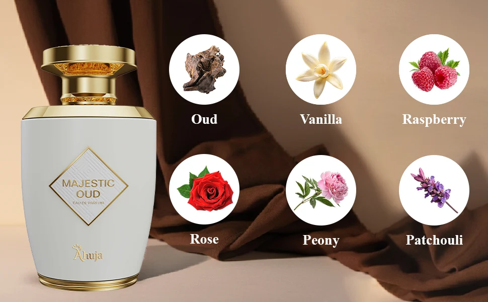 Ahuja Majestic Oud – Perfume Árabe 100 ml Lujo intenso con la elegancia del oud - Imagen 4