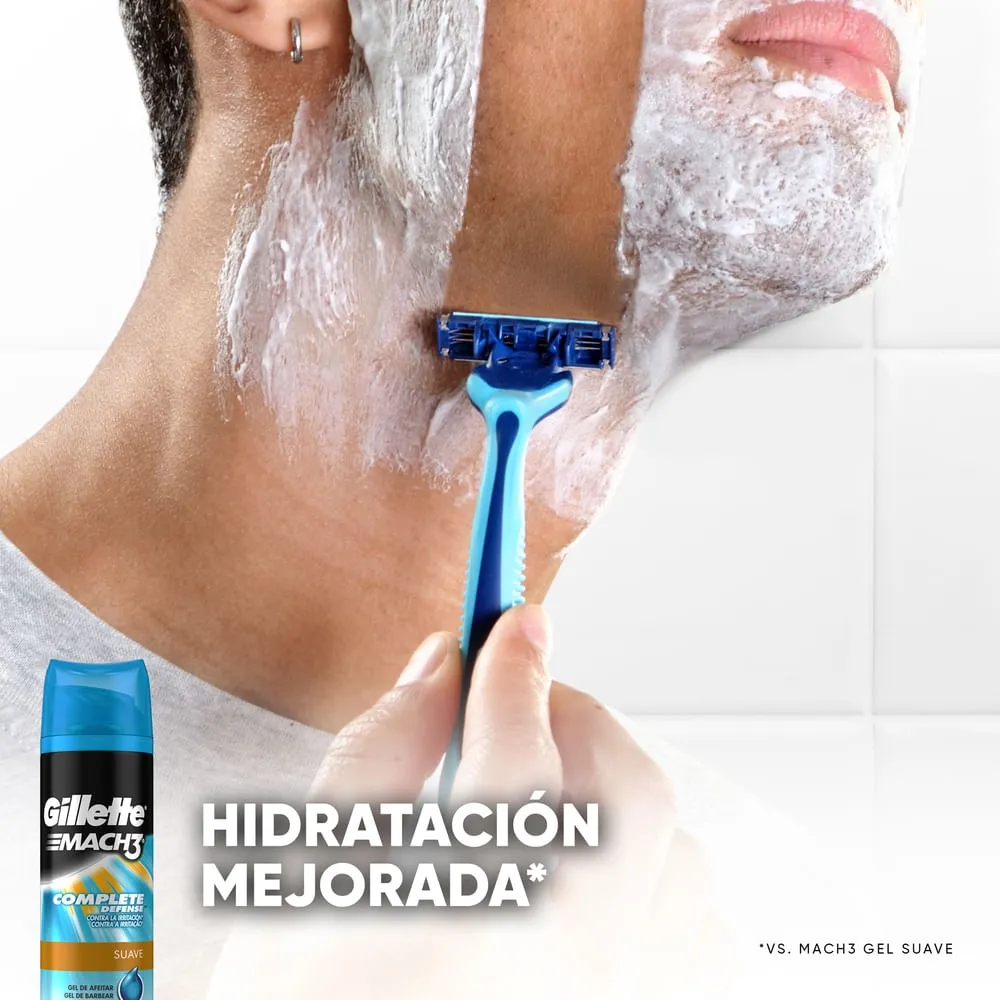 Gillette MACH3 Complete Defense Gel de Afeitar - Imagen 4