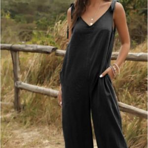 Mono mujer tirantes con pernera ancha