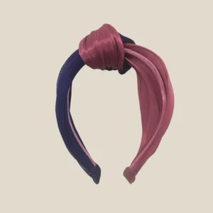 Diadema Condesa morado y rosa viejo