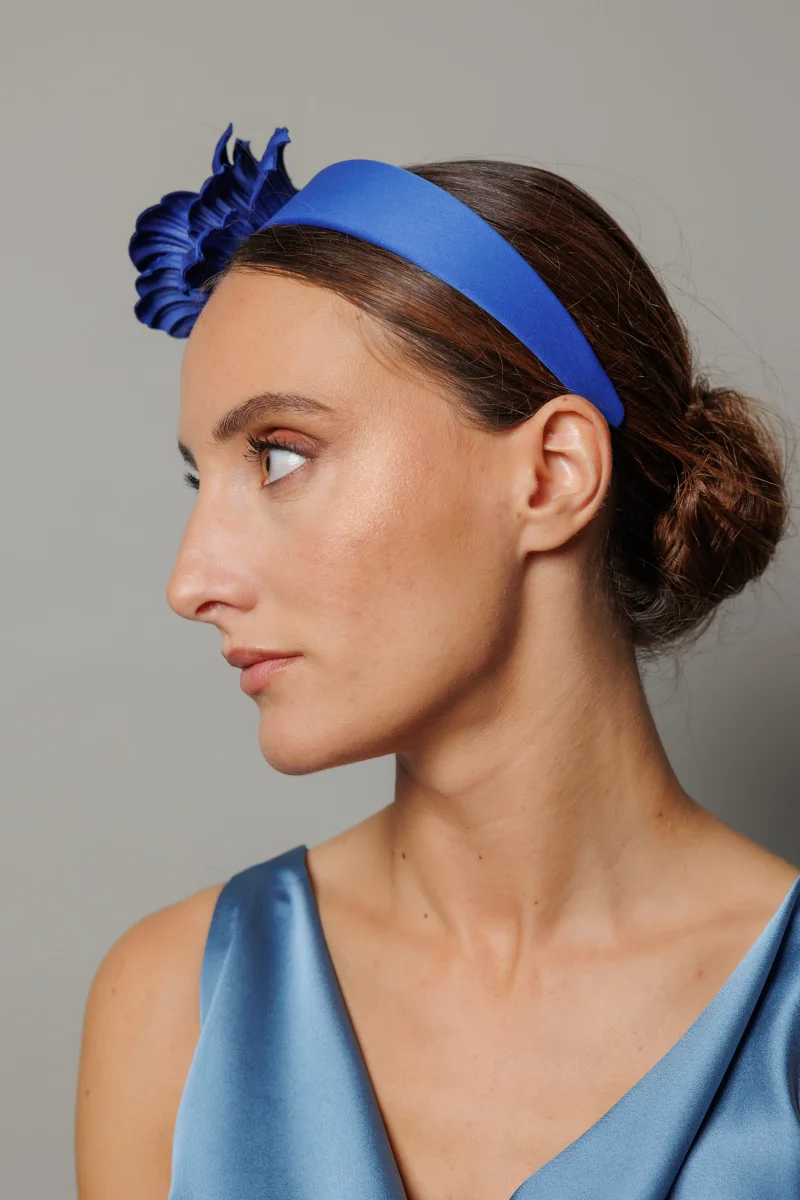 Diadema Chantal azul - Imagen 4