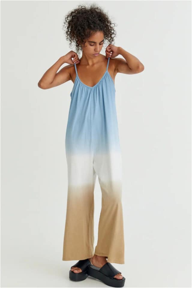 Mono mujer tirantes tricolor talla grande - Imagen 2