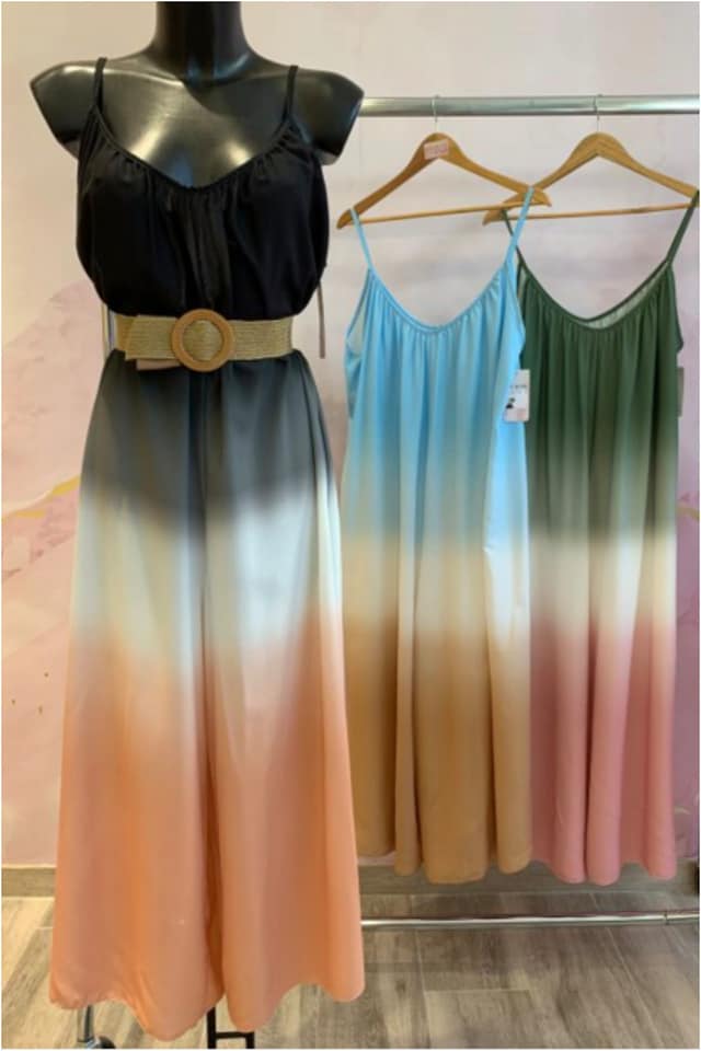 Mono mujer tirantes tricolor talla grande - Imagen 6
