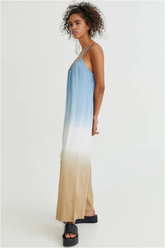 Mono mujer tirantes tricolor talla grande - Imagen 3