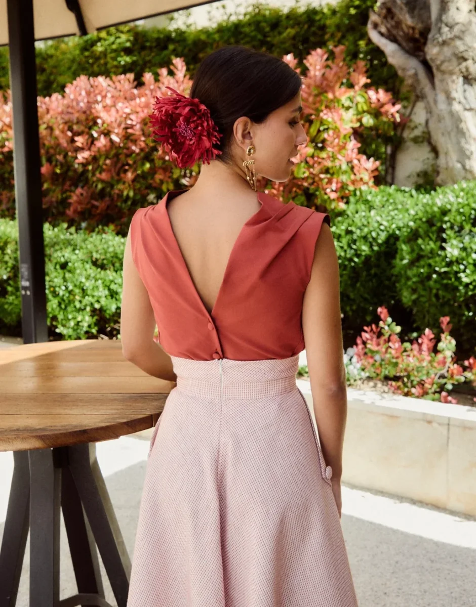 Flor Loto vino - Imagen 3