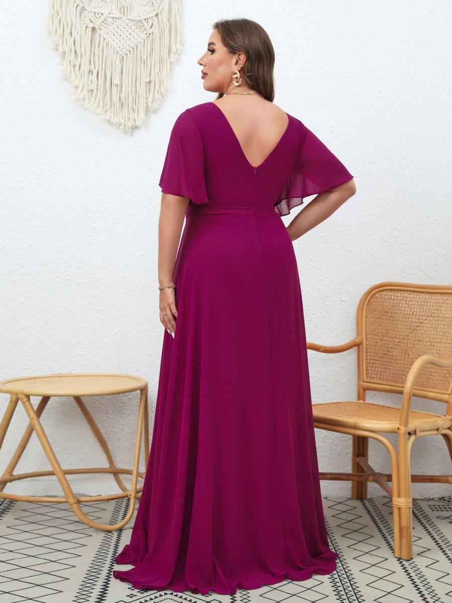 Vestido Volante Mangas Curvy - Imagen 5