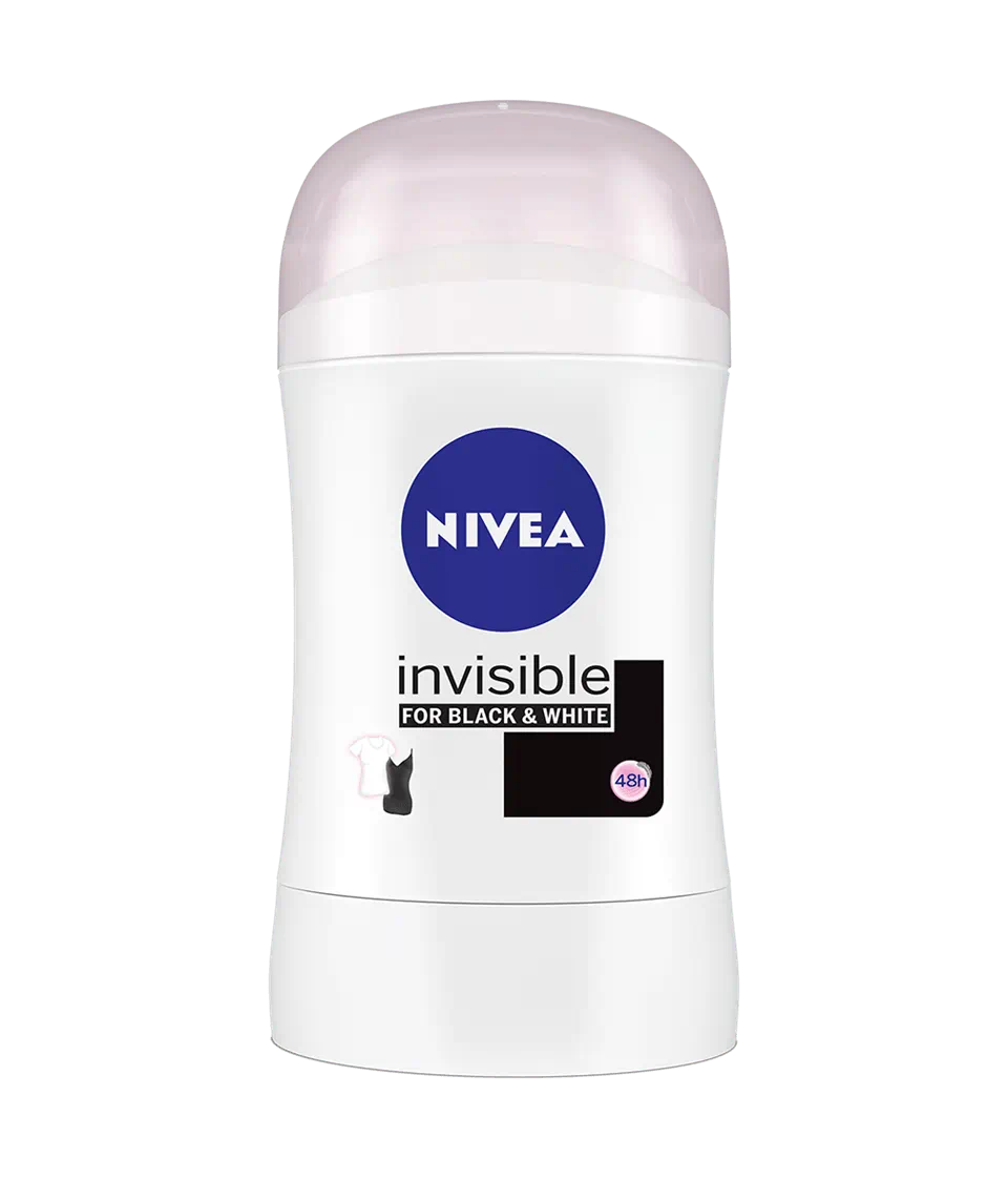 NIVEA DESODORANTE BARRA BLACK&WHITE INVISIBLE CLEAR 50GR