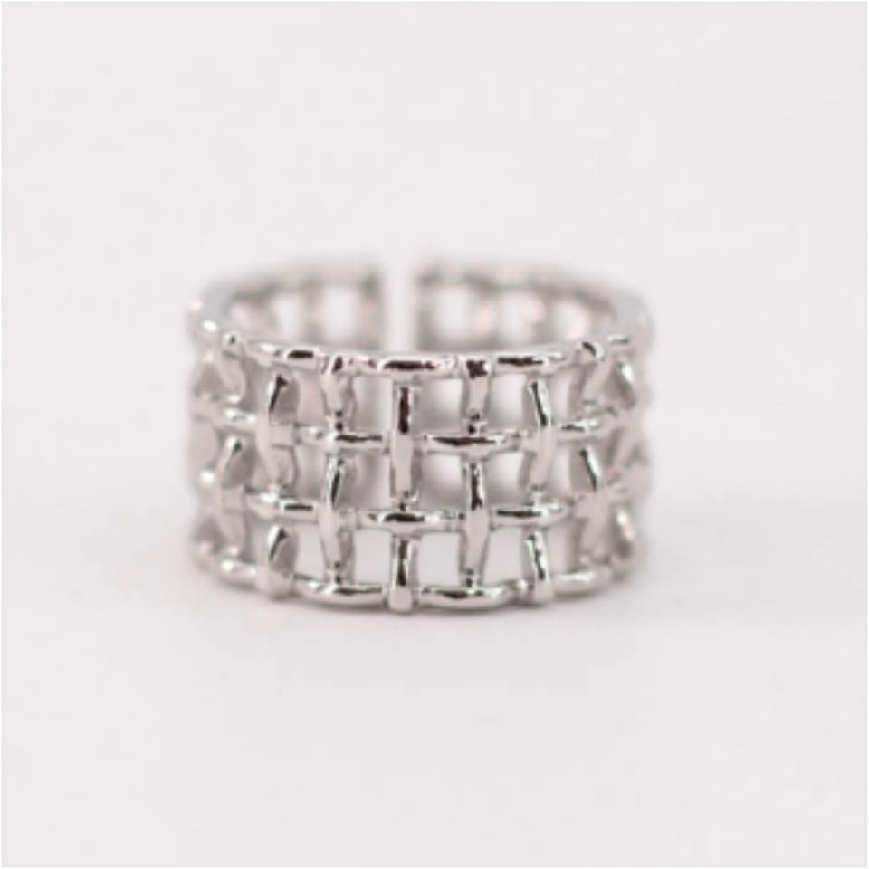 ANILLO MUJER ACERO COLMENA - Imagen 3