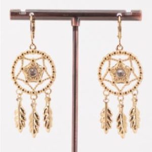 Pendientes mujer atrapa sueños acero