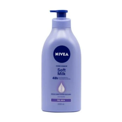 NIVEA Soft Milk 48h – 100 ml / 400 ml / 1000 ml (1 Litro) - Imagen 4