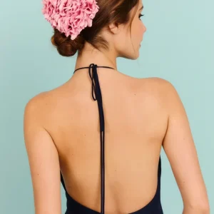 Tocado Athina mini rosa
