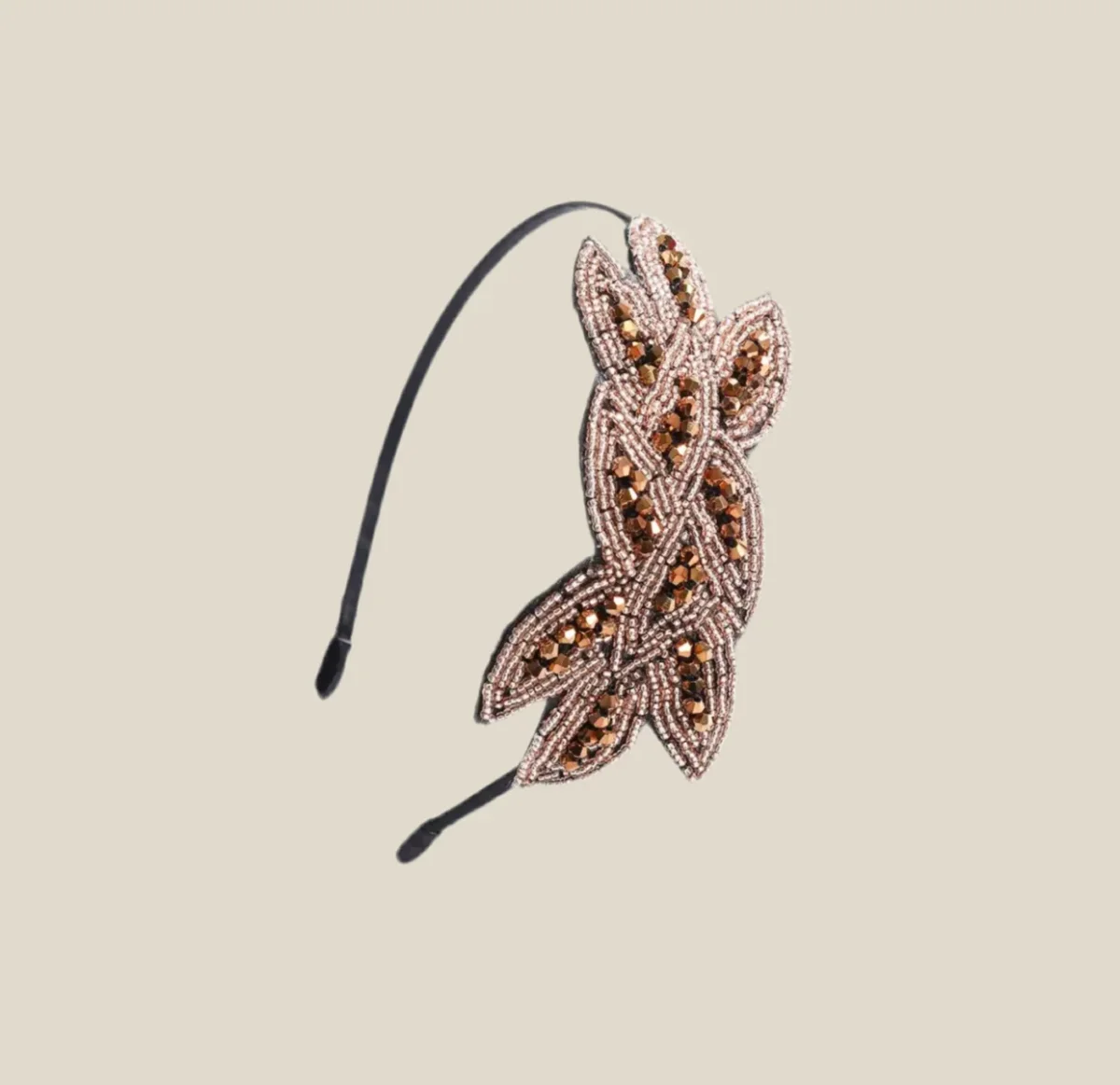 Diadema Charlestone dorada