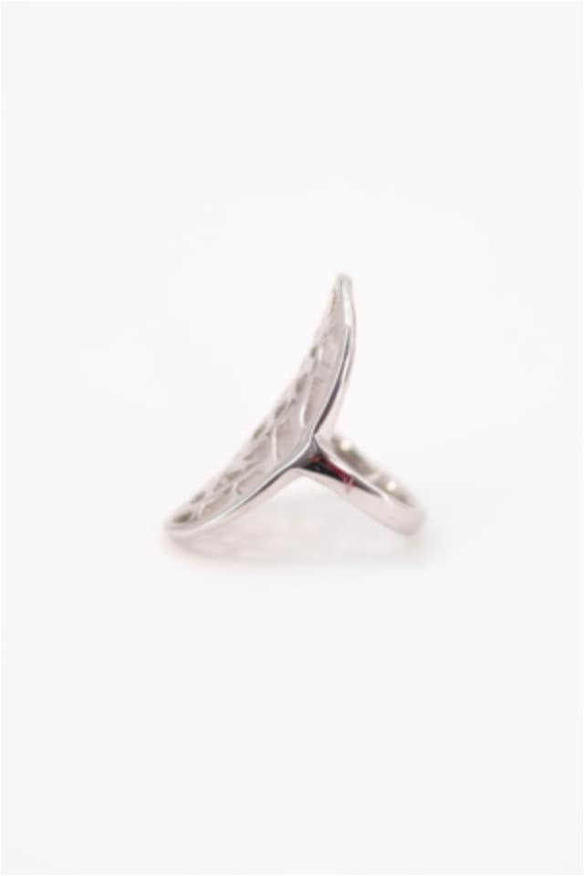 ANILLO MUJER ACERO ABSTRACTO - Imagen 5