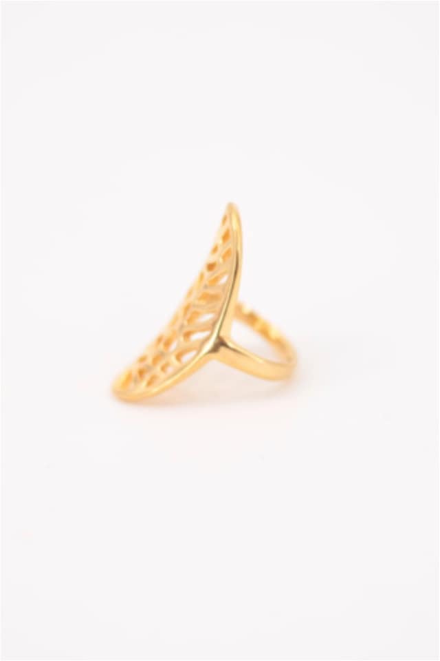 ANILLO MUJER ACERO ABSTRACTO - Imagen 3