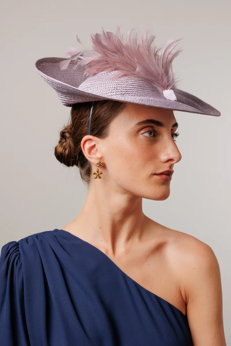 Tocado Concetta lila - Imagen 4