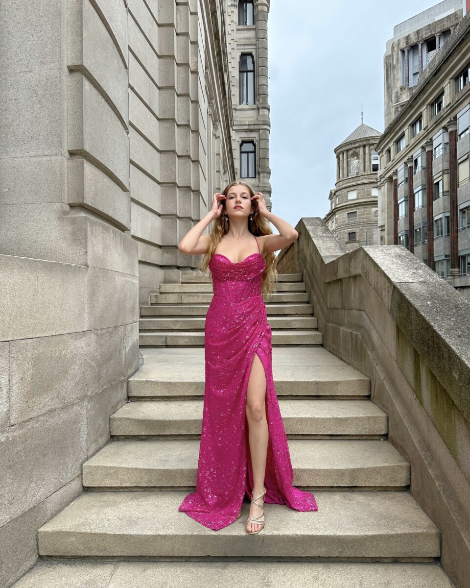 Vestido Corsé Purpurina - Imagen 4