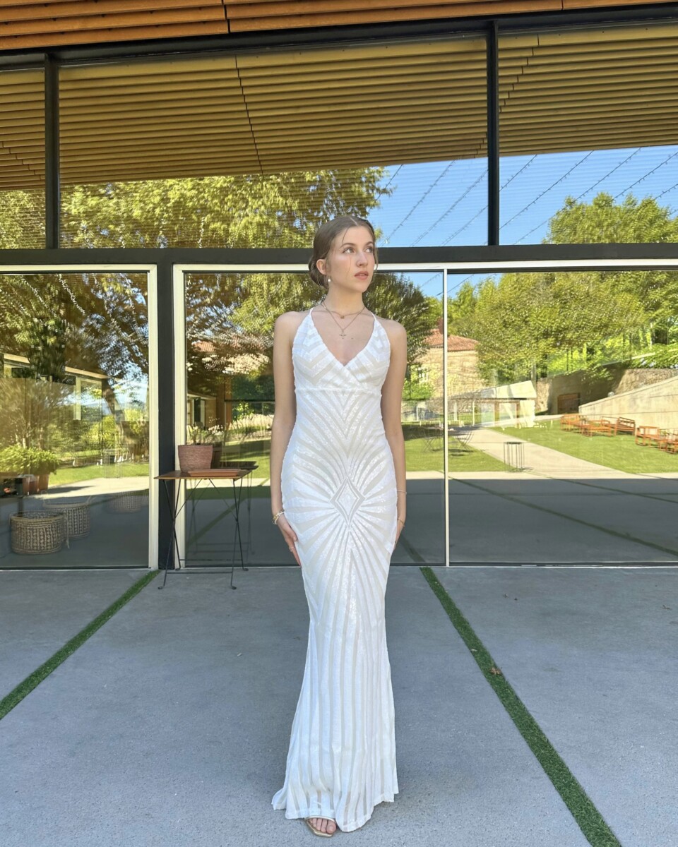 Vestido Shine Tirantes Novia - Imagen 4