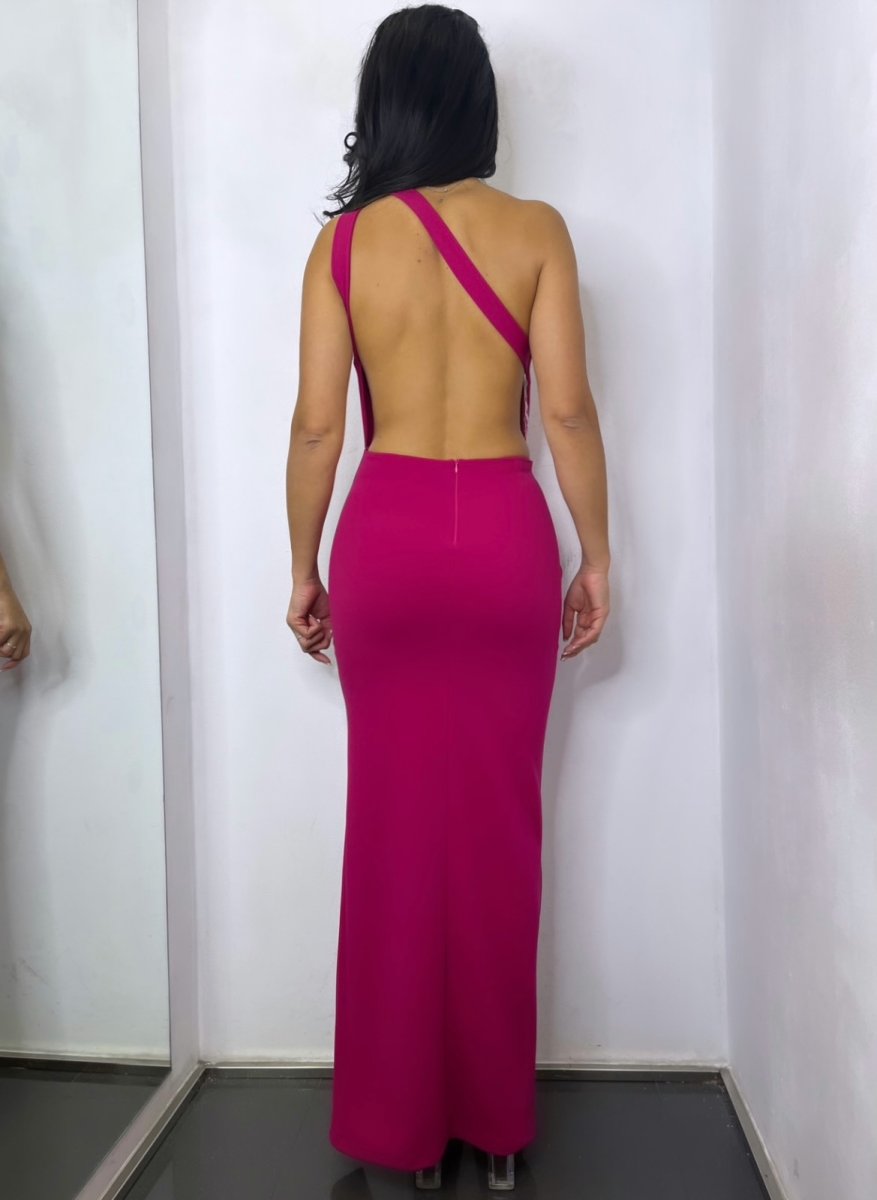 Vestido Yakarta Asimetrico Abertura - Imagen 7