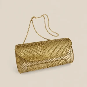 Bolso Armadura dorada