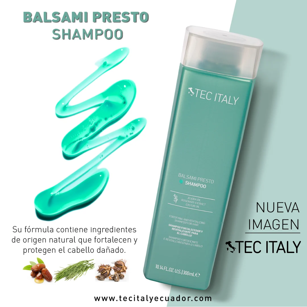 TEC ITALY Balsami Presto Shampoo 300 ml - Imagen 3