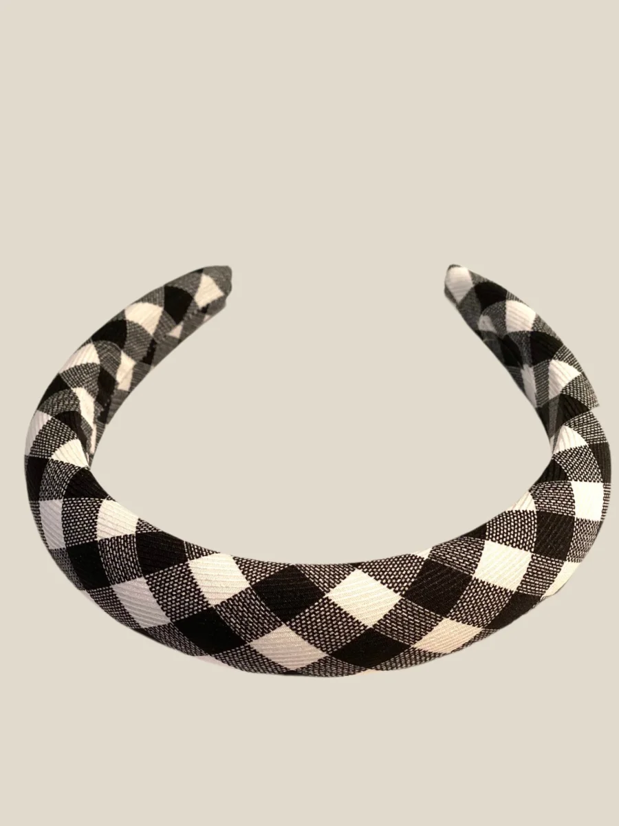 Diadema Vichy negra