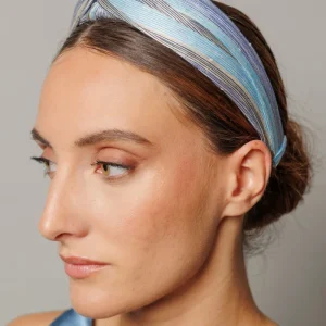 Diadema Baronesa gris y azul