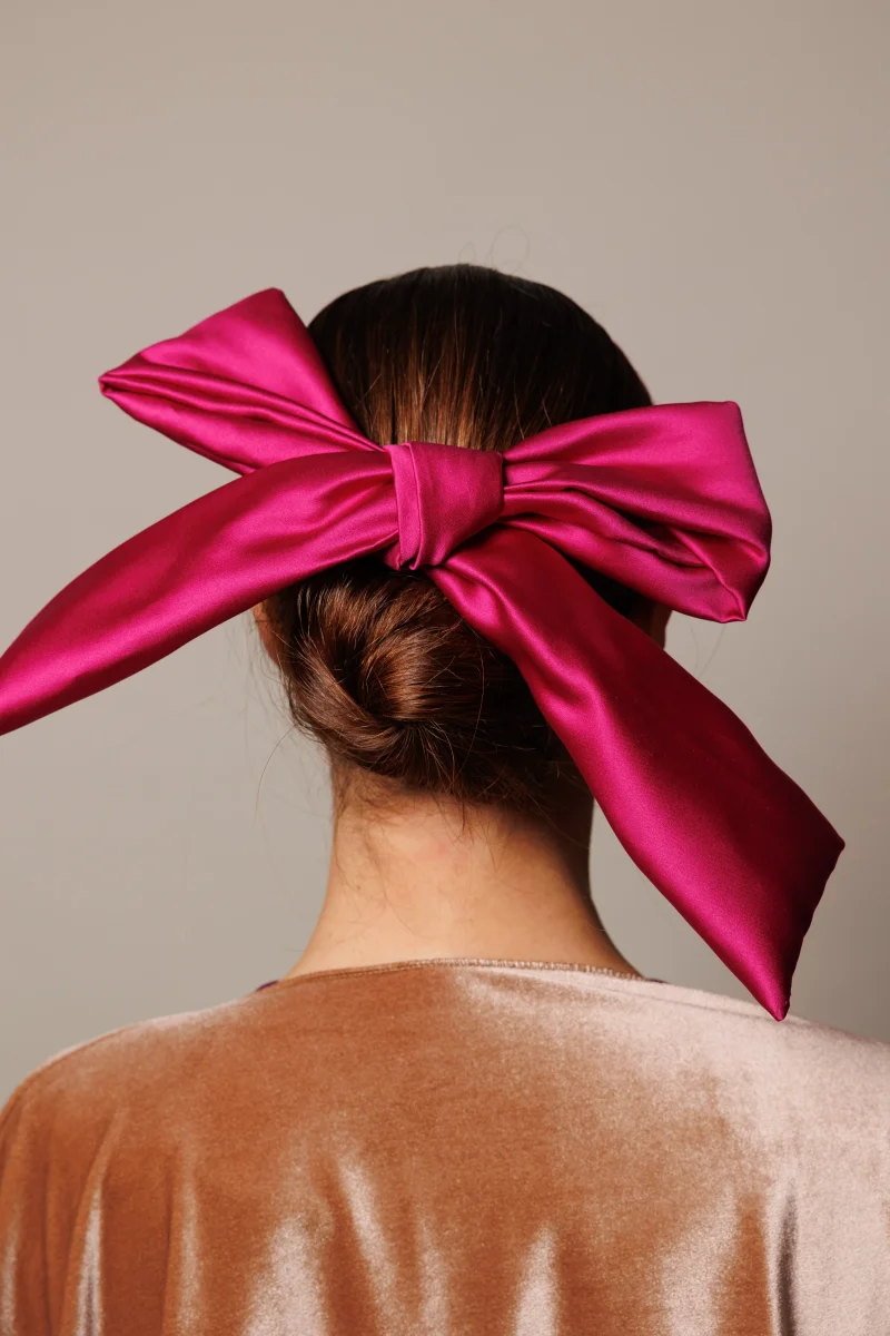 Lazo Ribbon buganvilla raso - Imagen 4