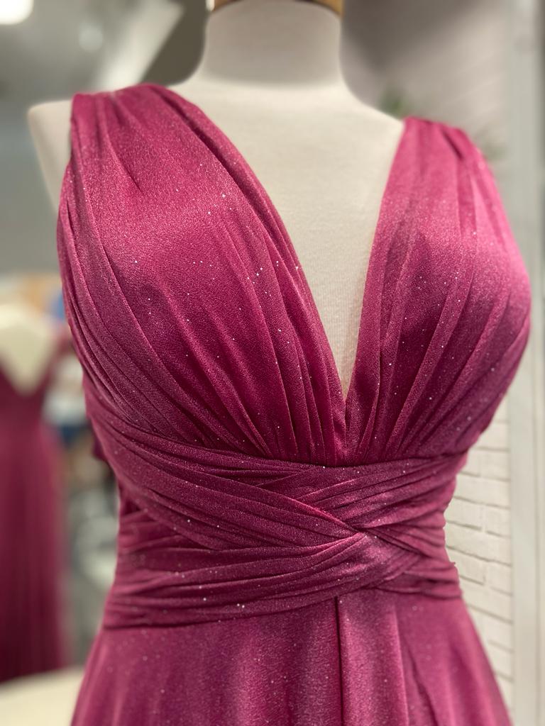 Vestido Dalia Escote Brillo - Imagen 8