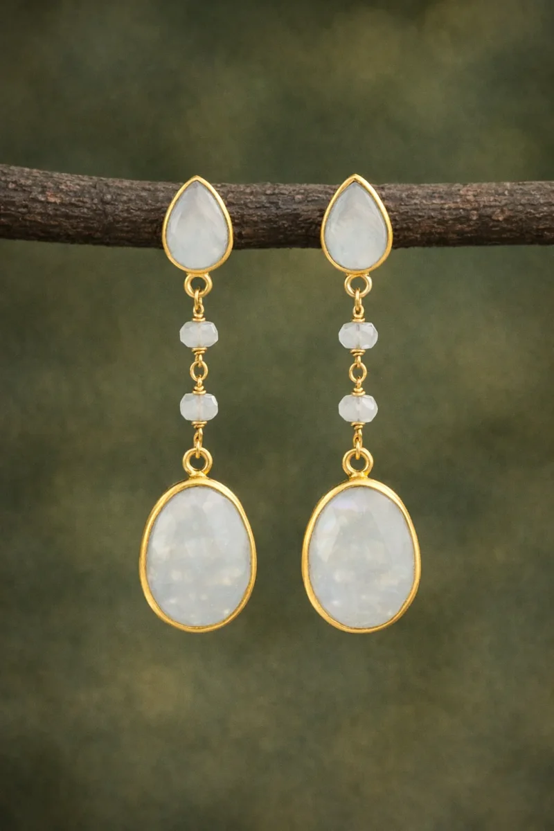 Pendientes Peñubia gris