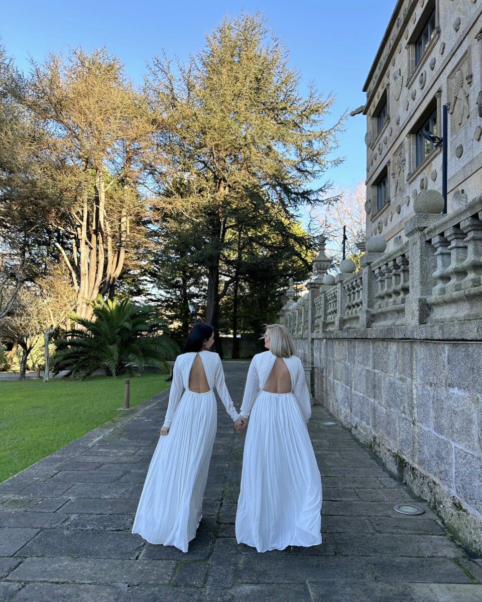 Vestido Tablas Espalda Novia - Imagen 7