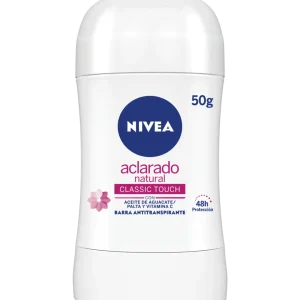 NIVEA DESODORANTE BARRA ACLARADO NATURAL CLASSIC TOUCH 50GR