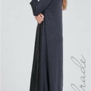 Vestido punto mujer asimétrico
