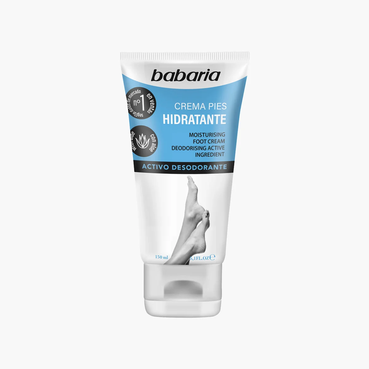 Babaria Crema Hidratante de Pies – 150 ml - Imagen 2