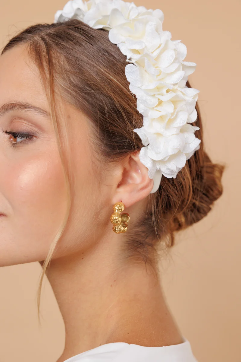 Diadema Musgo blanco - Imagen 5