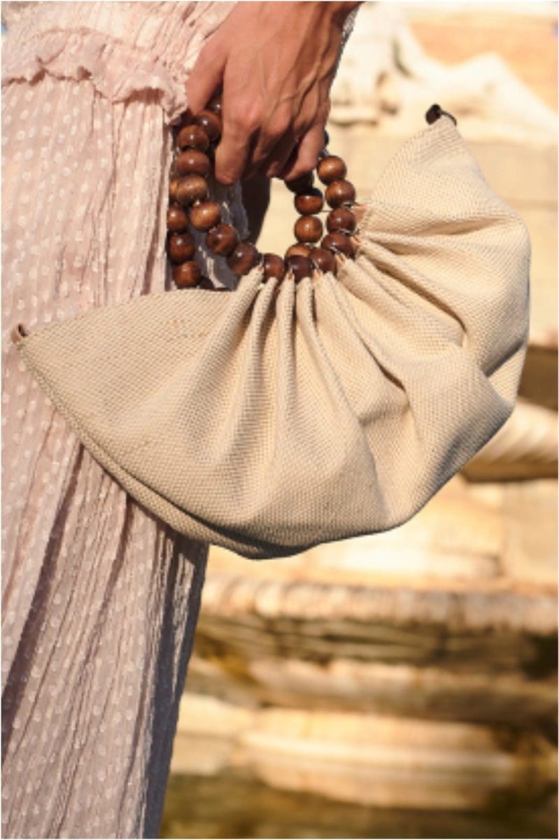 Bolso mujer de mano rafia - Imagen 3