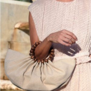 Bolso mujer de mano rafia