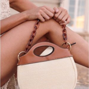 Bolso mujer de mano redondo
