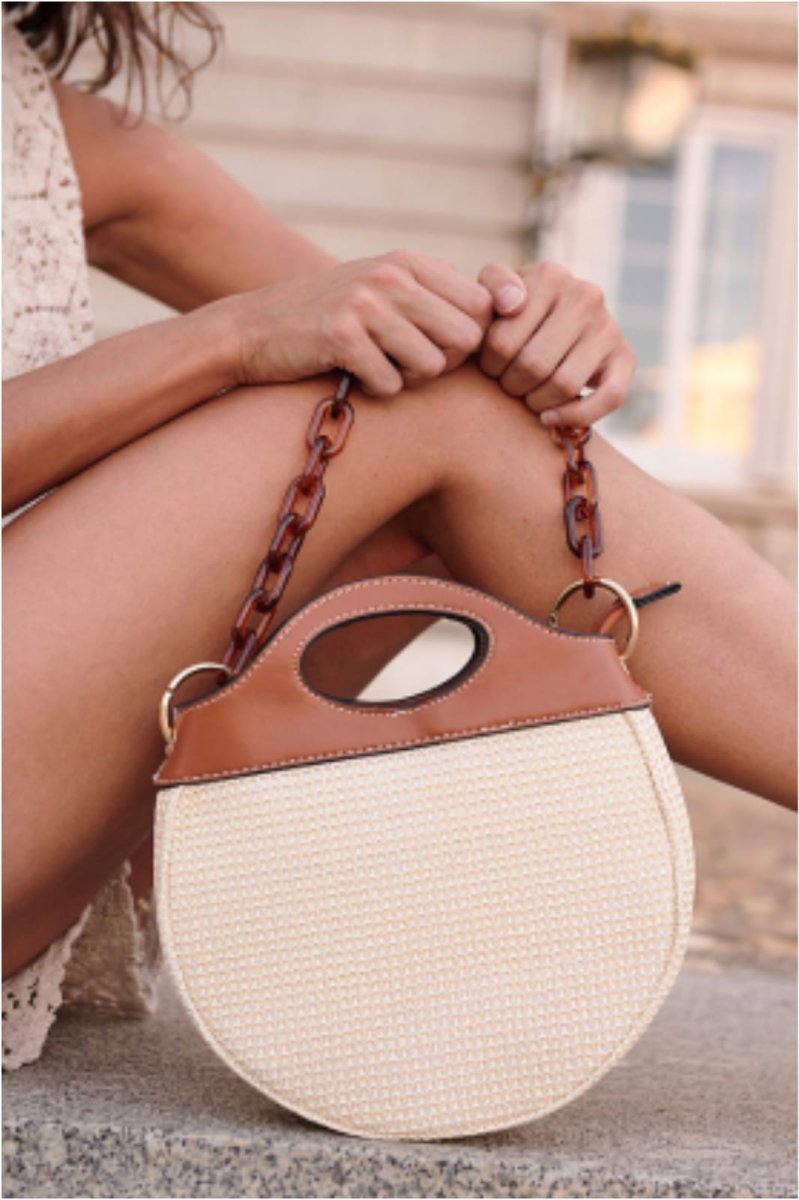 Bolso mujer de mano redondo - Imagen 2